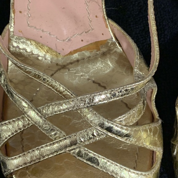 Charles by Charles David gold heels size 7 1/2 - Picture 4 of 10